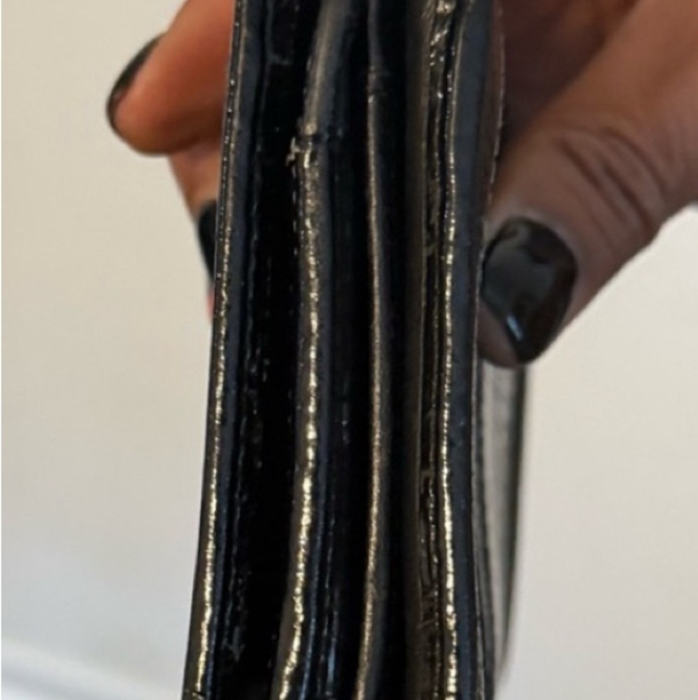 MCM Black and Silver Leather Wallet - Picture 4 of 9